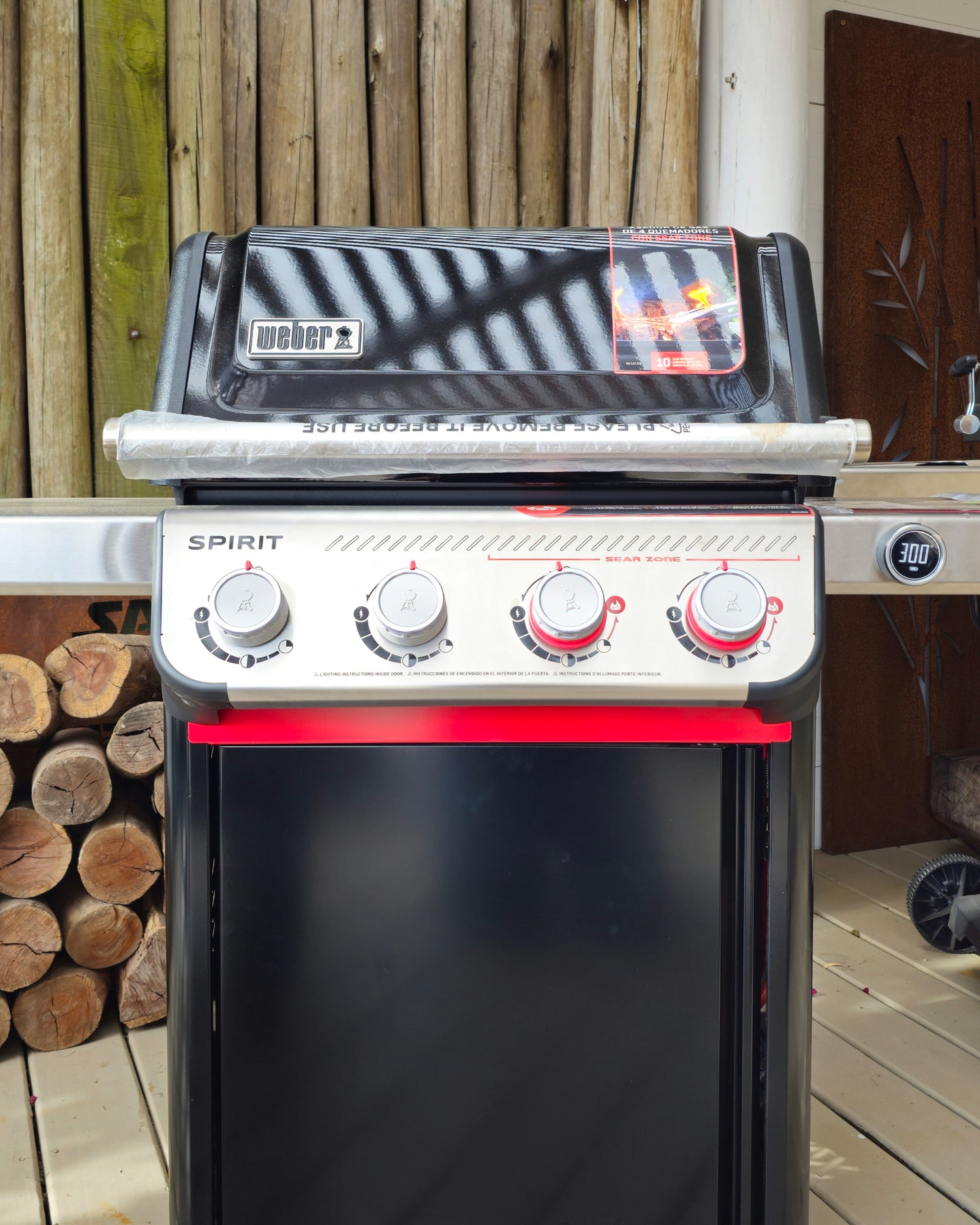 Barbacoa a gas Weber Spirit EP-425 con 4 quemadores y envío gratis.