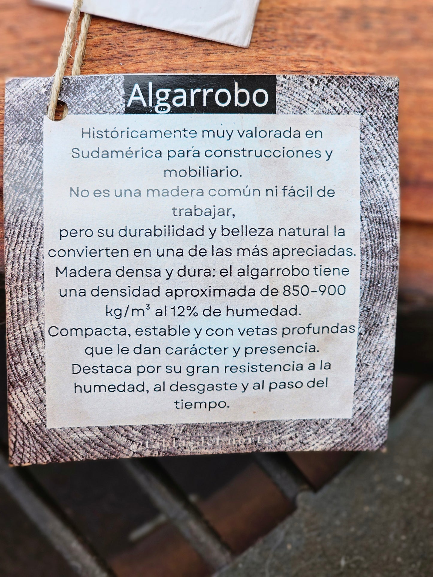 Tabla de Asado en Algarrobo Macizo by Tablas del Norte