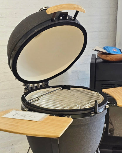 Kamado Cerámico BDF 23” Negro con Accesorios