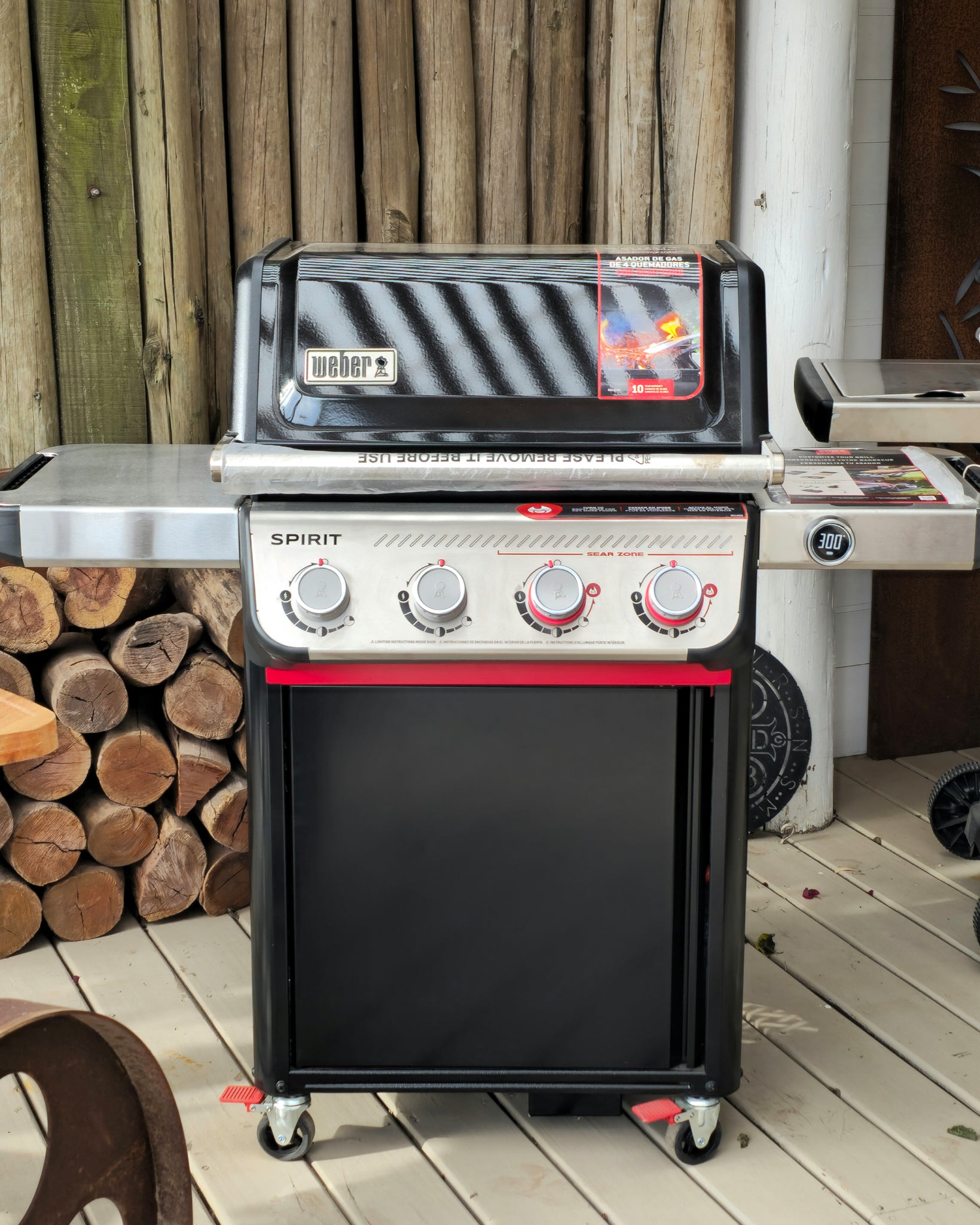 Barbacoa a gas Weber Spirit EP-425 con 4 quemadores y envío gratis.