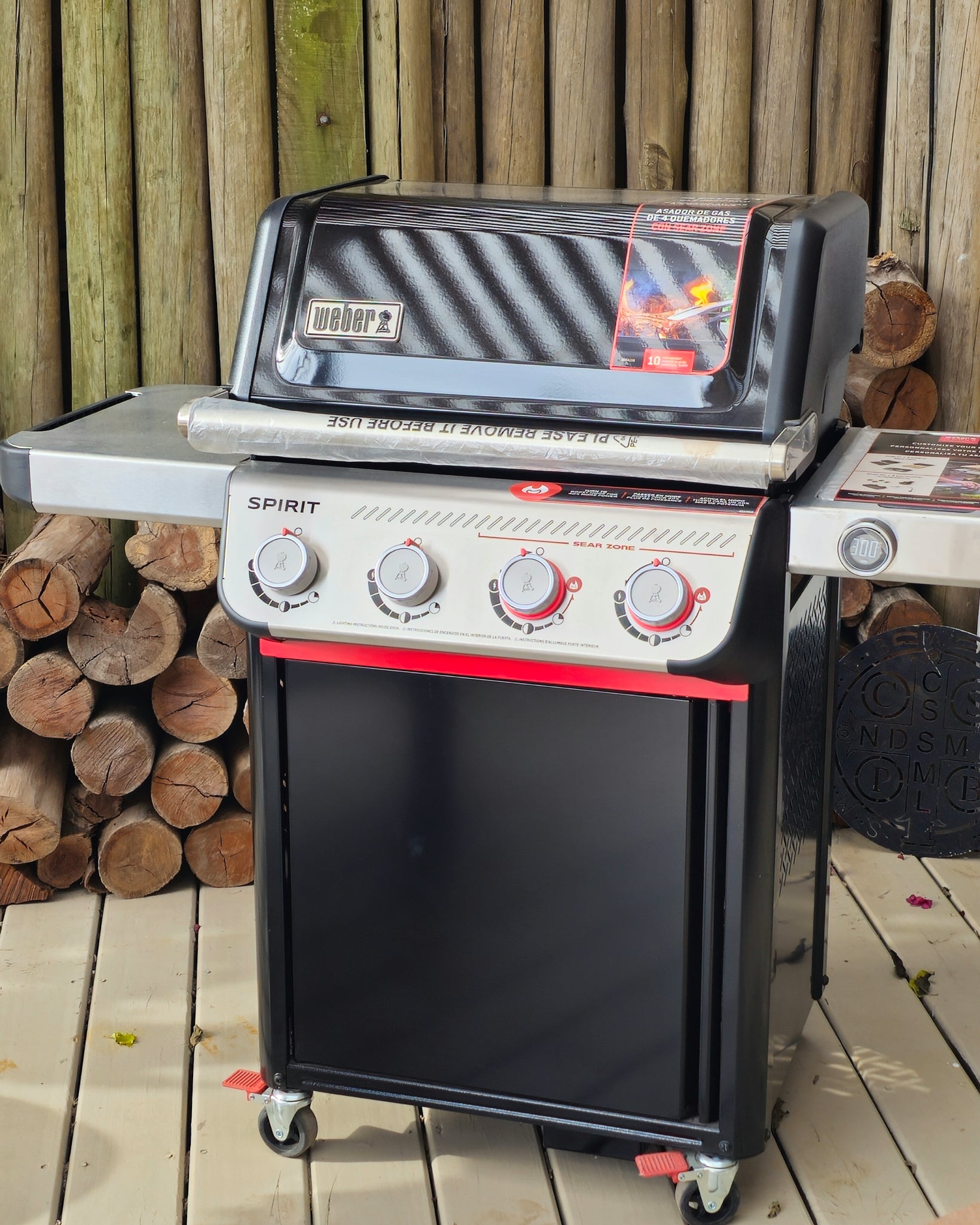 Barbacoa a gas Weber Spirit EP-425 con 4 quemadores y envío gratis.