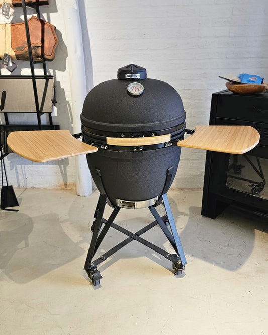 Kamado Cerámico BDF 23” Negro con Accesorios