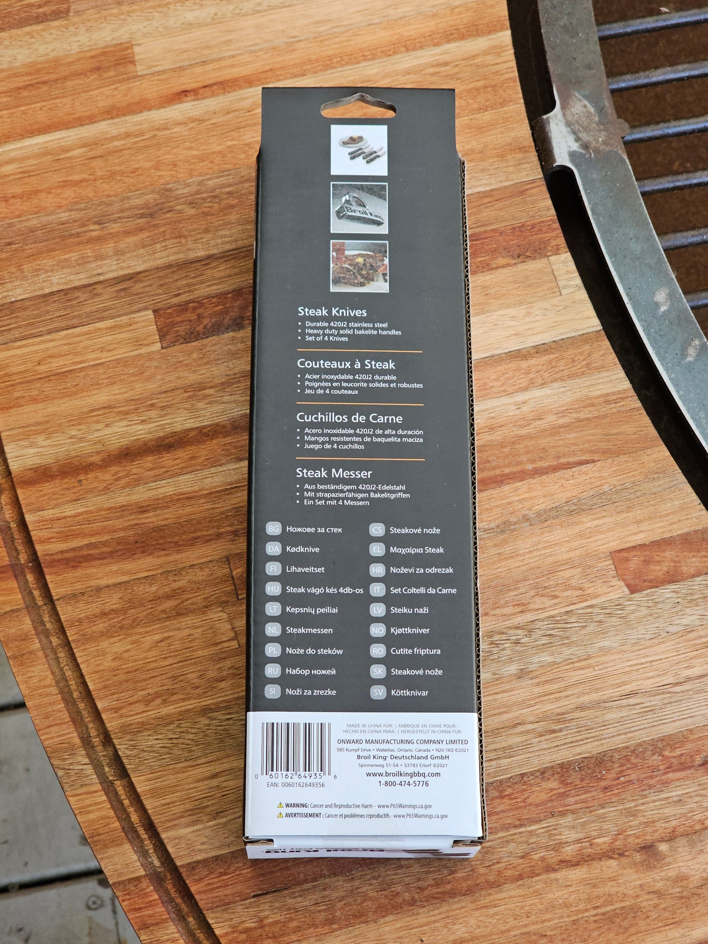 Set de 4 Cuchillos Broil King para Asado